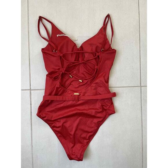 Kenny Flowers Swim One Piece Swimsuit Belted The Cali Swimwear - Picture 7 of 14